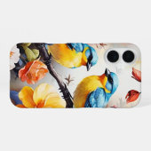 iPhoneケース – 青い鳥 iPhone 16ケース (裏面横)