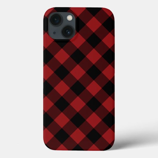 iPhoneケース（黒と赤） Case-Mate iPhoneケース (裏面)