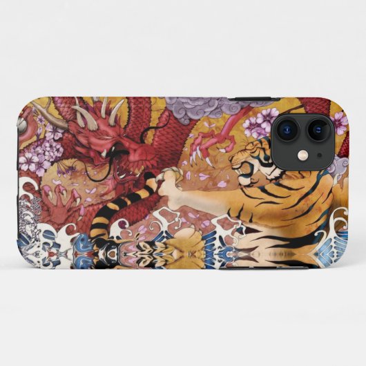 iPhoneケース – Dragon vs Tiger Case-Mate iPhoneケース (裏面(横))