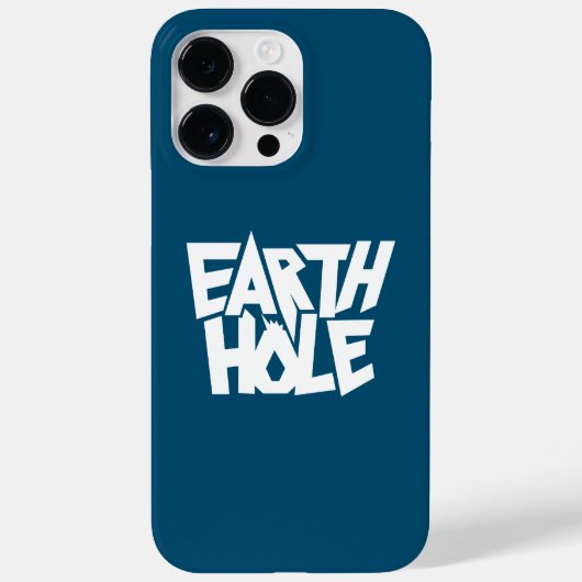 iPhoneケース Earth Hole ブルー Case-Mate iPhoneケース (裏面)
