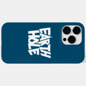 iPhoneケース Earth Hole ブルー Case-Mate iPhoneケース (裏面 (横))