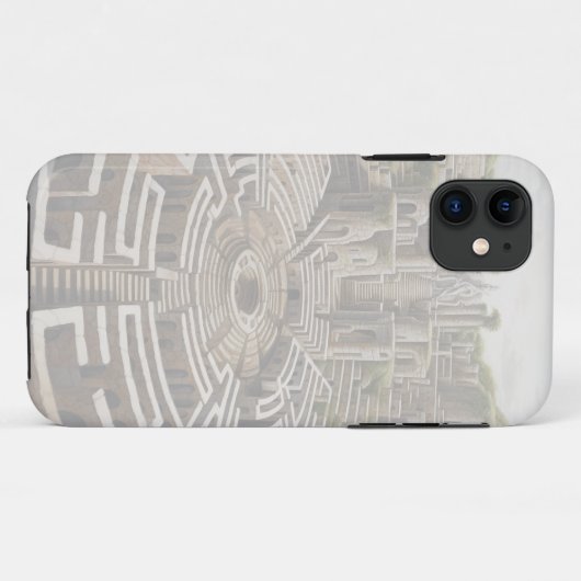 iPhoneケース – LABYRINTH (alabaster) Case-Mate iPhoneケース (裏面(横))