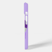 iPhoneサッカー、紫パーソナライズされた名 Case-Mate iPhoneケース (裏面 / 左)