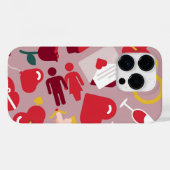 iPhoneスタイリッシュカバーの電話ケース保護- & Perso Case-Mate iPhoneケース (裏面 (横))