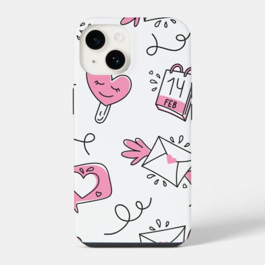 iPhoneスタイリッシュカバーの電話ケース保護- & Perso iPhoneケース (裏面)