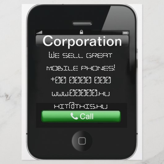 iPhoneチラシ チラシ (正面)