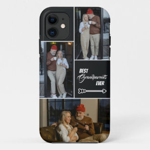 iPhoneパーソナライズされたケースの祖父母の日写真 iPhone 11 ケース