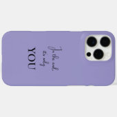 iPhoneパーソナライズされたケース – 感動的引用文 Case-Mate iPhoneケース (裏面 (横))