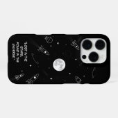 iPhoneミニマルケース天文学 iPhoneケース (裏面横)