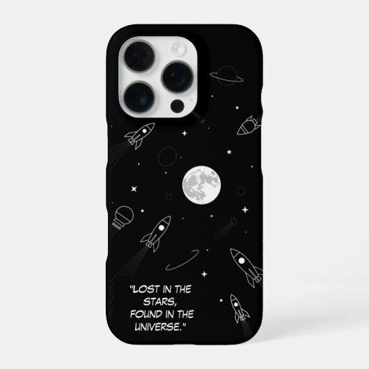 iPhoneミニマルケース天文学 iPhoneケース (裏面)