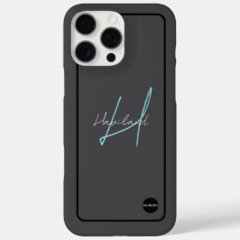 iPhoneモダンの電話ケースと名前HAMbyWG iPhone 16 Pro Maxケース
