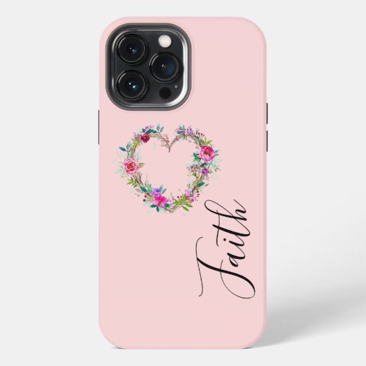 iPhoneモノグラムのケース iPhoneケース (裏面)