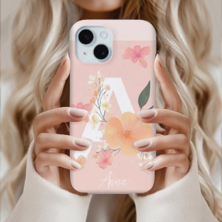 iPhone名変更イニシャルロゴIPhoneケース iPhone 15ケース