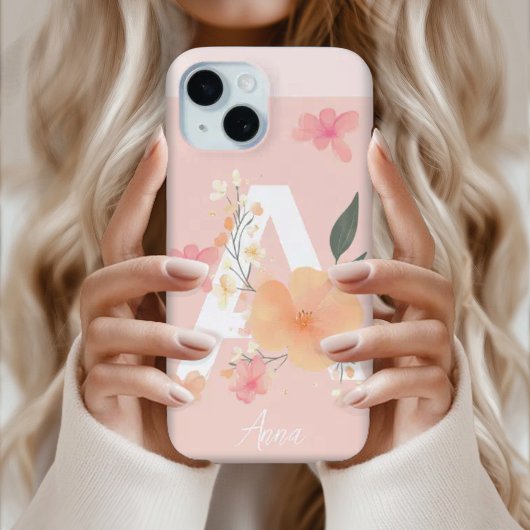 iPhone名変更イニシャルロゴIPhoneケース Case-Mate iPhoneケース