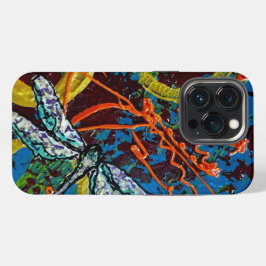 iPhone抽象芸術とんぼケース iPhone 13 Proケース