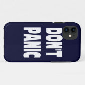 IPhone濃紺の5の場合はパニックに陥りません Case-Mate iPhoneケース (裏面(横))