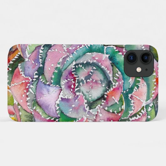 iPhone用のSucculent Aloe brevifoliaケース Case-Mate iPhoneケース (裏面(横))