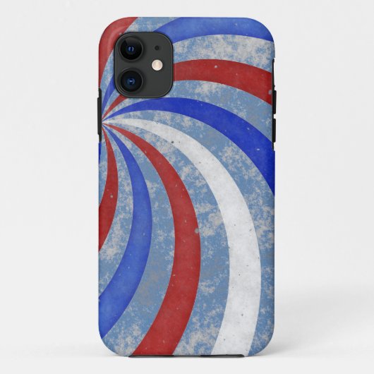iPhone用グランジアメリカ抽象ケース Case-Mate iPhoneケース (裏面)