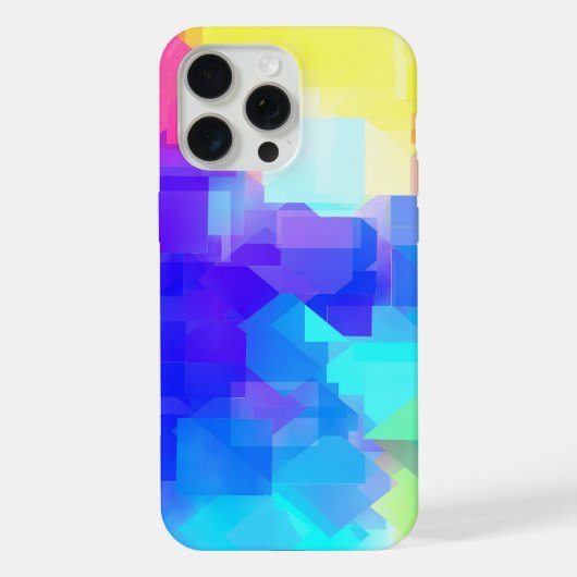 iPhone用数々の着色抽象芸術質感カバー iPhoneケース (裏面)