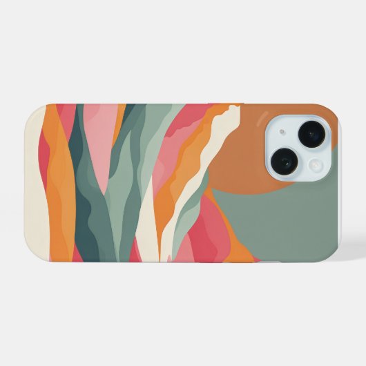 iPhone用iPhoneケース山の風景15 iPhone 15ケース (裏面横)