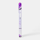 iphone用Y2Kパープルスタイル iPhone 16ケース (左側面)