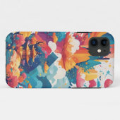 iPhone鮮やかバカラフルックカバー Case-Mate iPhoneケース (裏面(横))