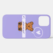iPhone12ケース、紫色 Case-Mate iPhoneケース (裏面 (横))