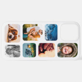 iPhone12 Pro Maxフォトコラージュテンプレート丸めiP iPhoneケース (裏面横)