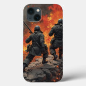 iphone13の戦争事件 Case-Mate iPhoneケース (裏面)