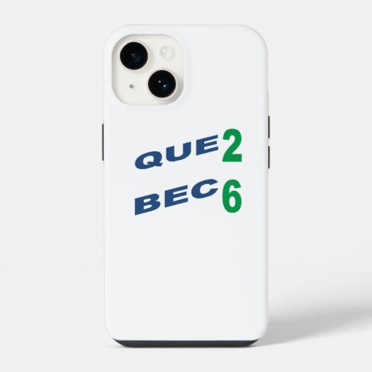 iPhone14ケース デザイン ケベック26 iPhoneケース (裏面)