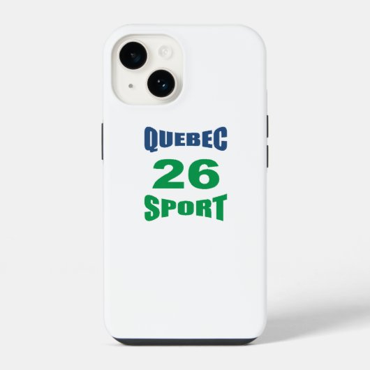  iPhone14  Case  QUEBEC  SPORT 26 iPhoneケース (裏面)