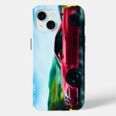 iphone15の2000のスポーツカーcase mateカバー Case-Mate iPhoneケース (裏面)
