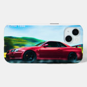 iphone15の2000のスポーツカーcase mateカバー Case-Mate iPhoneケース (裏面 (横))