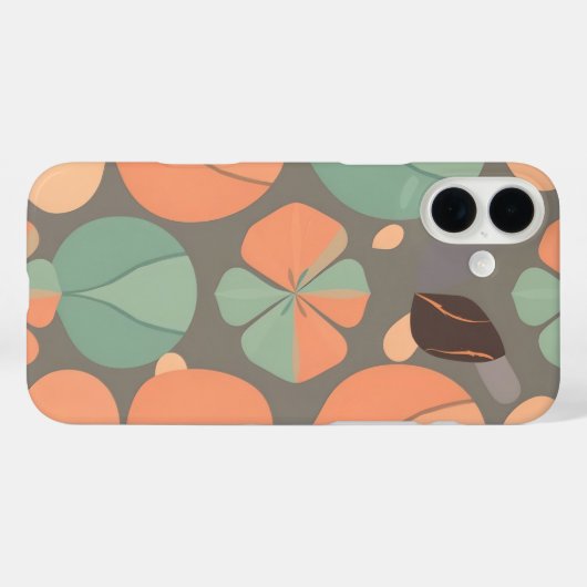 iPhone16鮮やかケース – シームレスなデジタルP Case-Mate iPhoneケース (裏面 (横))