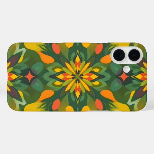 iPhone16鮮やかケース – シームレスなデジタルP Case-Mate iPhoneケース (裏面 (横))