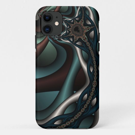 iphone4の連鎖反応フラクタルケース Case-Mate iPhoneケース (裏面)