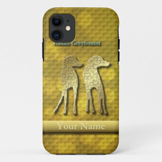 iphone5のためのIggyのstandWの金ゴールド Case-Mate iPhoneケース (裏面)