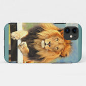 iPhone5場合のジャングルのオスのライオン王 Case-Mate iPhoneケース (裏面(横))