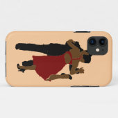 iphone5蹴りのカップル Case-Mate iPhoneケース (裏面(横))