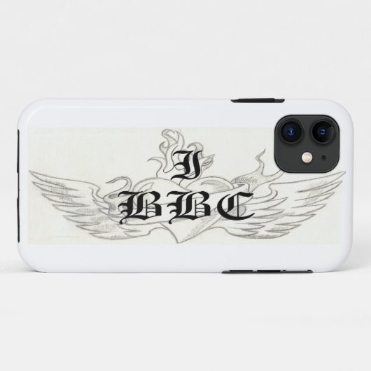 Iphone5 I愛BBC Case-Mate iPhoneケース (裏面(横))