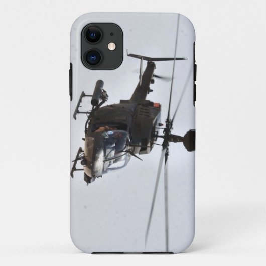 IPHONE5 OH-58Dの偵察者のヘリコプター Case-Mate iPhoneケース (裏面)