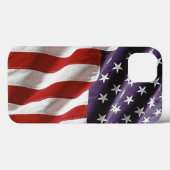 」iPhone6ケースを高く飛ばすヴィンテージ米国の旗「 Case-Mate iPhoneケース (裏面 (横))