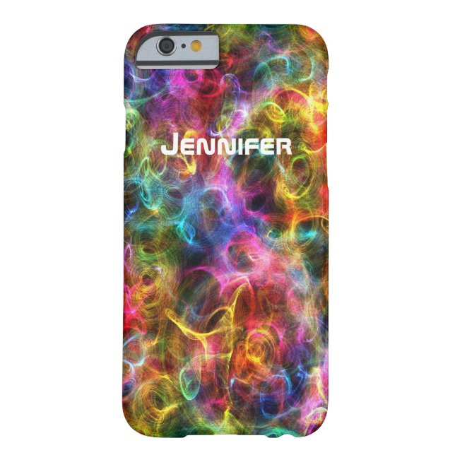 iPhone6ケース|の虹ライトパーソナライズな| Case-Mate iPhoneケース (裏面)
