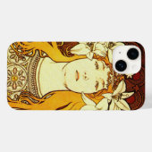 iPhone - アール・ヌーヴォー「サラ・ベルナール」 Case-Mate iPhoneケース (裏面 (横))