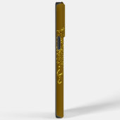 iPhone エレガント Classy金ゴールドブラック Case-Mate iPhoneケース (裏面 / 右)