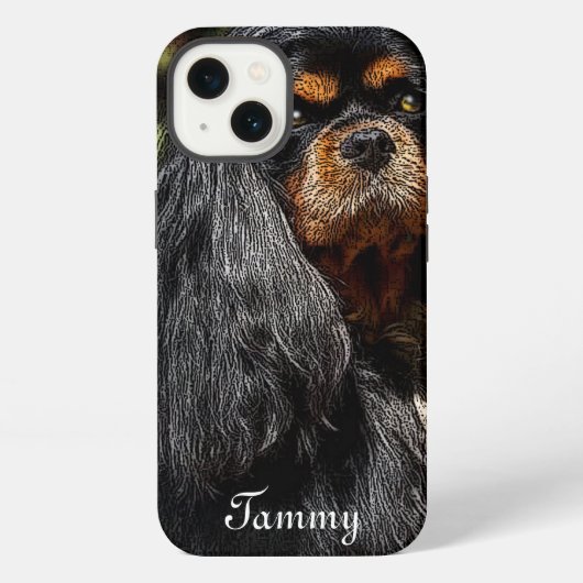 iPhone カバー キャバリア・スパニエル iPhone11ケース (裏面)