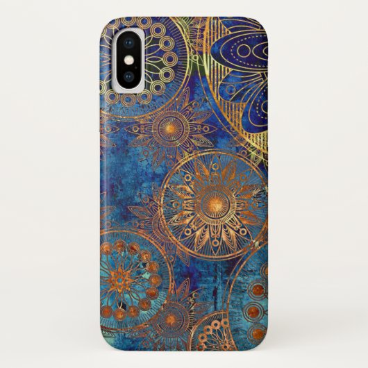 iPhone カバー - ゴールド (裏面)