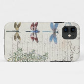 iPhone カバー - トンボ デザイン (裏面(横))