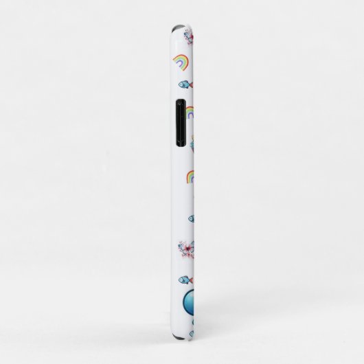 iPhone カバー 犬 ネズミ 魚 虹 猫 (裏面/右)