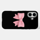 iPhone カバー | 美しいリボンデザインのスマホケース (裏面 (横))